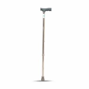 Healthshine High Grade Material Walking Stick Single Leg HS 920L for Postural Stability, Support, & Good Posture | Height Adjustable with Anti-Slip Bush Systems