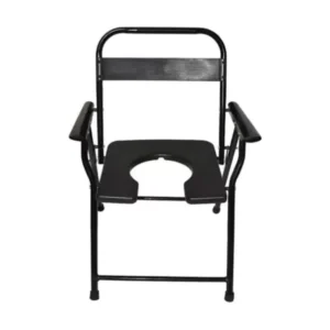 Adult Comfortable Safe chair Commode Chair |  Commode Shower Chair (Black)